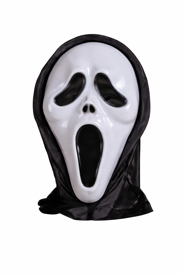 Beysüs Halloween Cadılar Bayramı Maske Çığlık Beyaz - 1