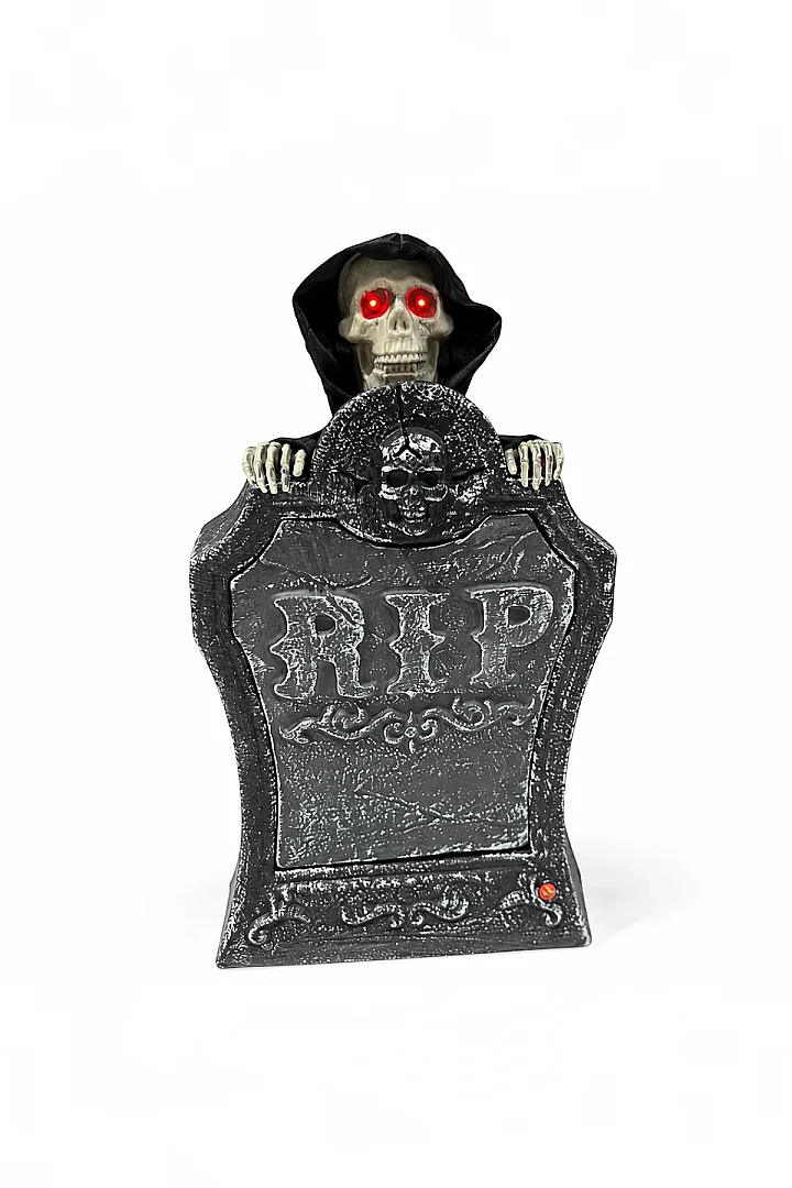 Halloween Cadılar Bayramı Mezar Taşı Hareket Sensörlü Işıklı - 3