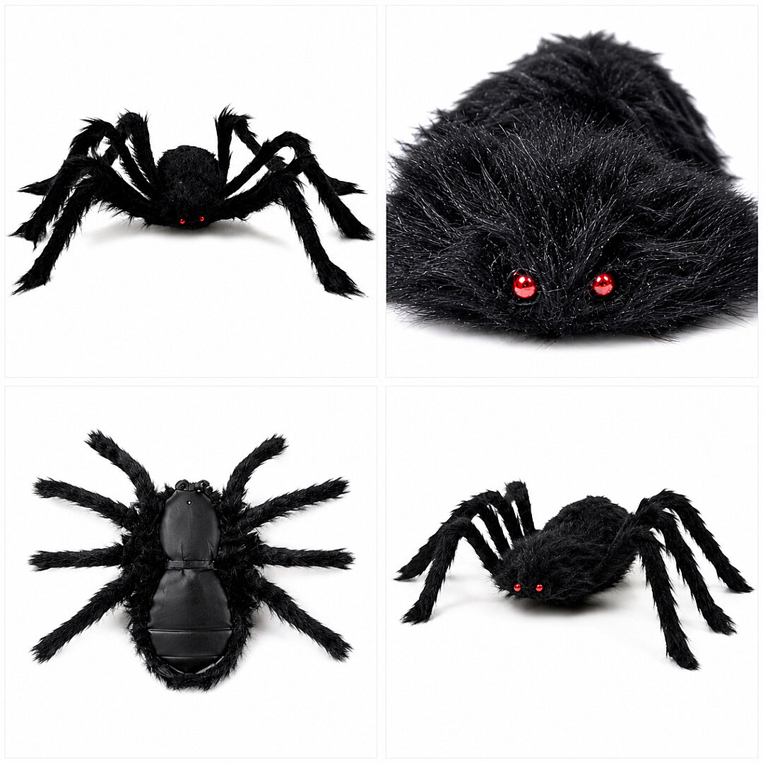 Beysüs Halloween Cadılar Bayramı Örümcek Tüylü 40 cm - 3
