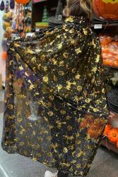 Beysüs Halloween Cadılar Bayramı Pelerin Yetişkin Gold - 5