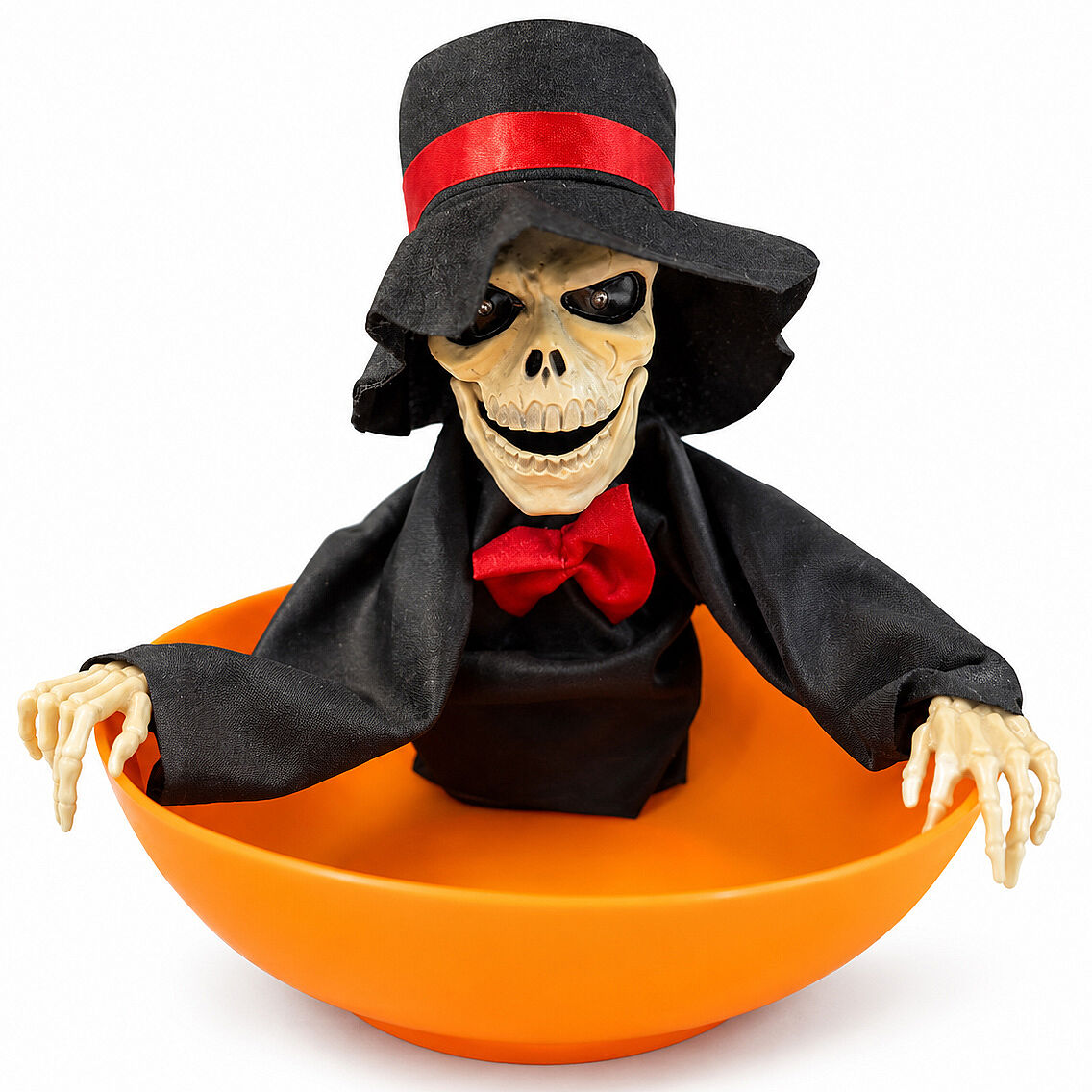Beysüs Halloween Cadılar Bayramı Şeker Kovası Hareket Sensörlü Kuru Kafa - 2