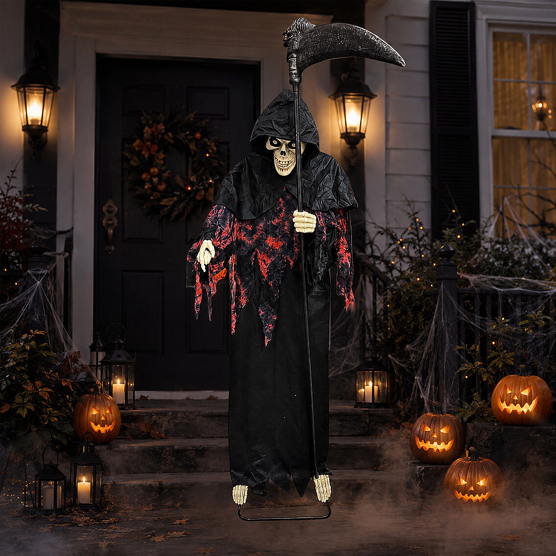 Beysüs Halloween Cadılar Bayramı Ses ve Sensörlü Azrail - 6