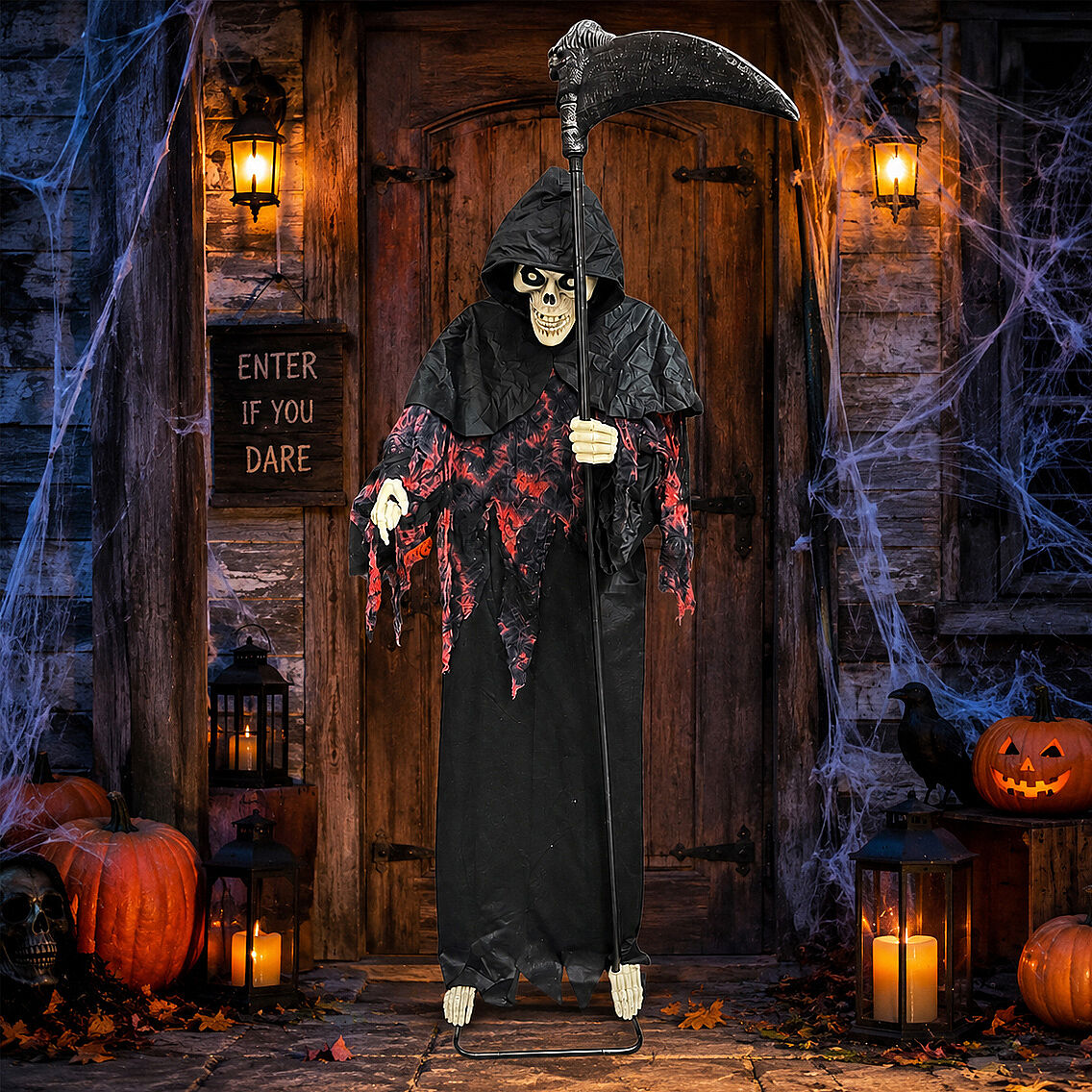 Beysüs Halloween Cadılar Bayramı Ses ve Sensörlü Azrail - 2