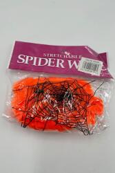 Beysüs Halloween Cadılar Bayramı Turuncu Renk Örümcek Ağı Seti - 1