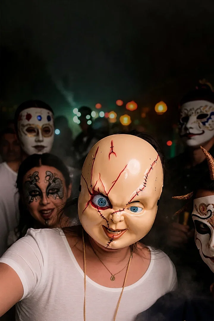Halloween Chucky Maske - 1