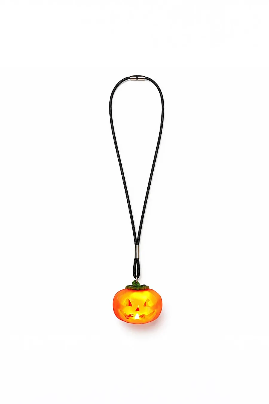 Halloween Işıklı Bal Kabağı Kolye - 2