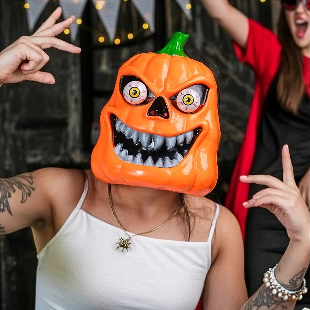 Beysüs Halloween Maske Bal Kabağı Turuncu - 1