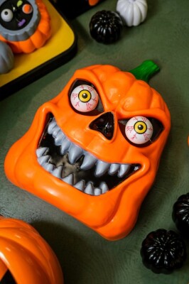 Beysüs Halloween Maske Bal Kabağı Turuncu - 3