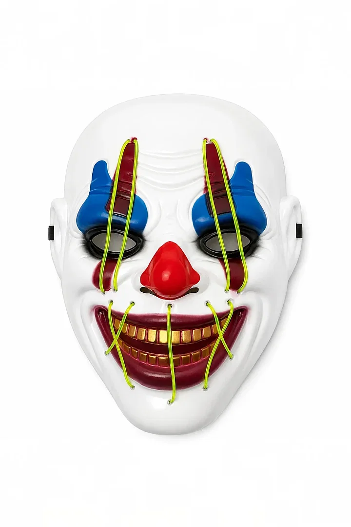 Halloween Maske Işıklı Palyaço - 2
