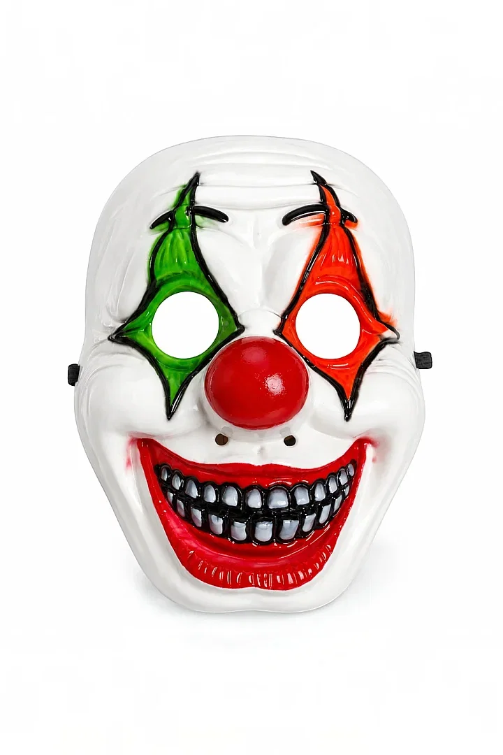 Halloween Maske Palyaço Kırmızı Yeşil - 2