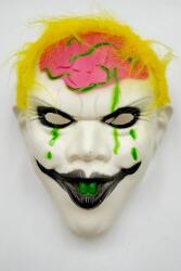 Beysüs Halloween Maske Palyaço Pembe Beyin Sarı Saç - 1