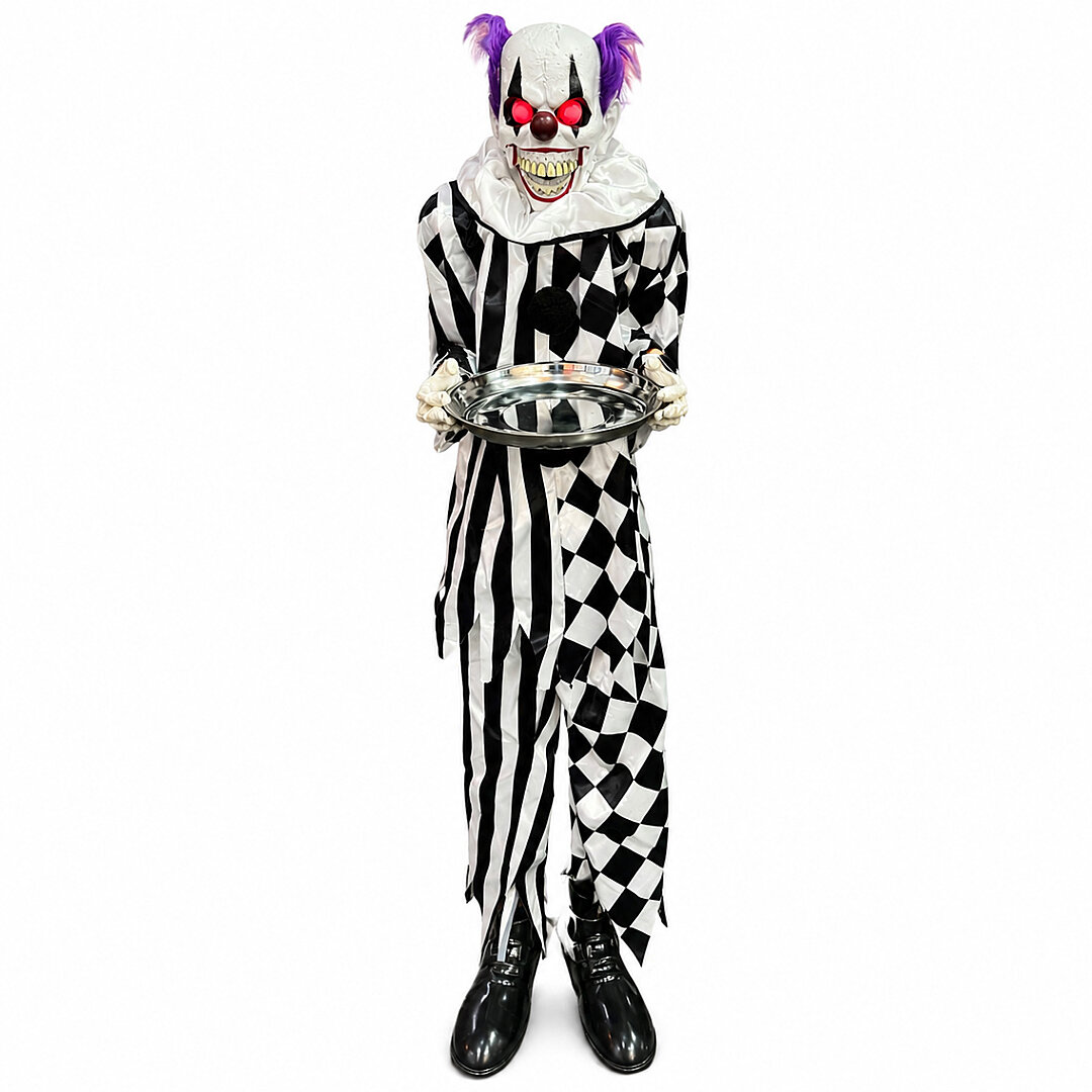 Beysüs Halloween Palyaço Hareket Sensörlü Sesli Siyah Beyaz 120 cm - 2
