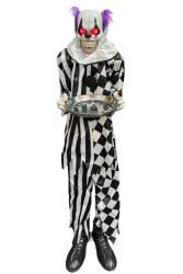 Beysüs Halloween Palyaço Hareket Sensörlü Sesli Siyah Beyaz 120 cm - 1