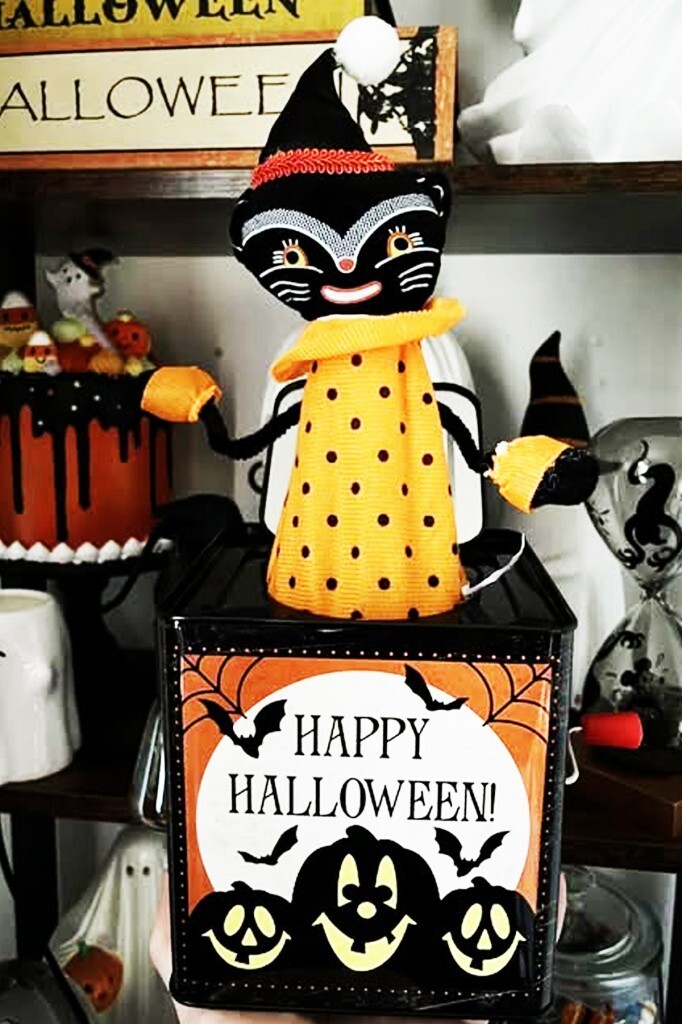 Beysüs Halloween Sihirli Kedi Kurmalı Jack in the Box Patlayan Kutu - 2