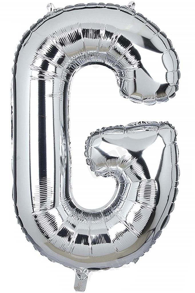 Beysüs Harf Folyo Balon Gümüş G Harf 40 İnç - 1