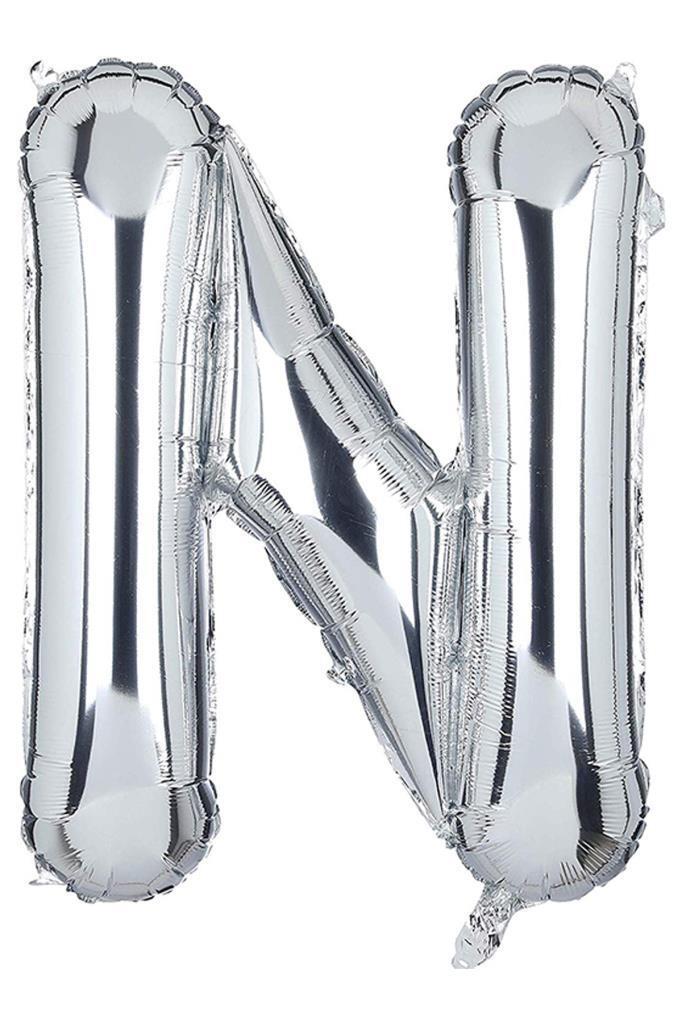 Beysüs Harf Folyo Balon Gümüş N Harf 40 İnç - 1