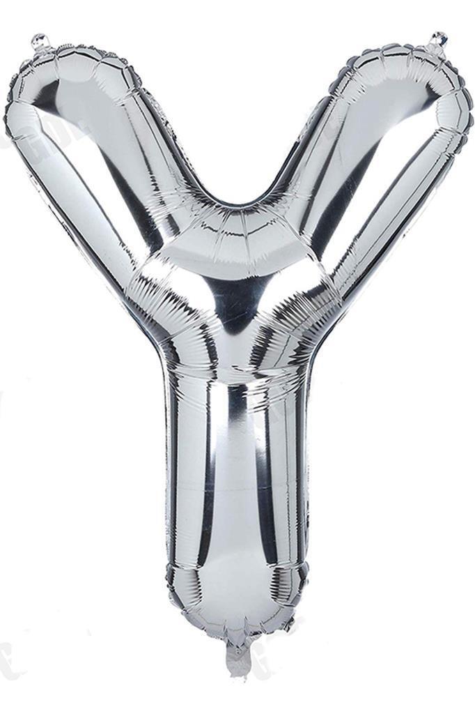 Beysüs Harf Folyo Balon Gümüş Y Harf 40 İnç - 1