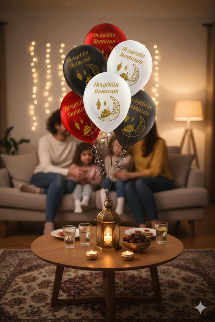 Beysüs Hoşgeldin Ramazan Baskılı Balon 10 Adet - 2