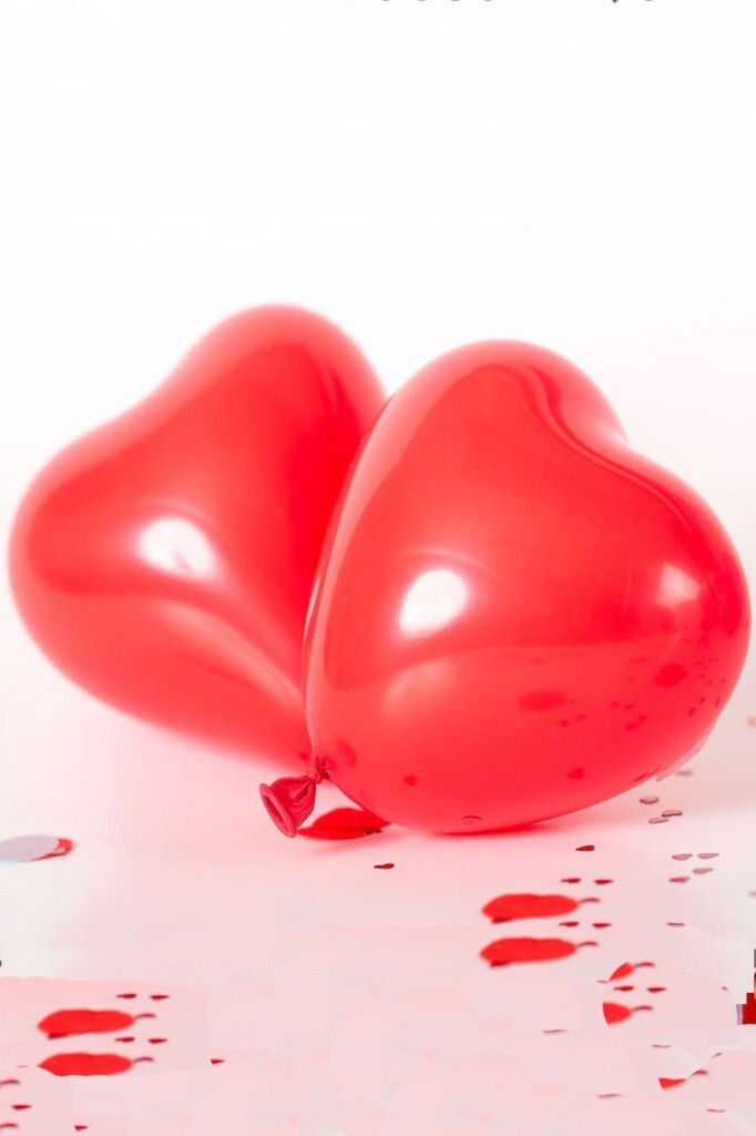 Beysüs Kalpli Kırmızı Lateks Balon 10 adet - 3