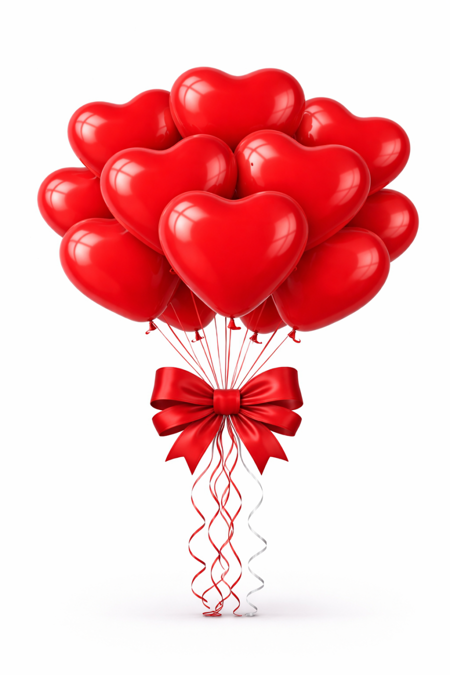 Beysüs Kalpli Kırmızı Lateks Balon 10 adet - 1