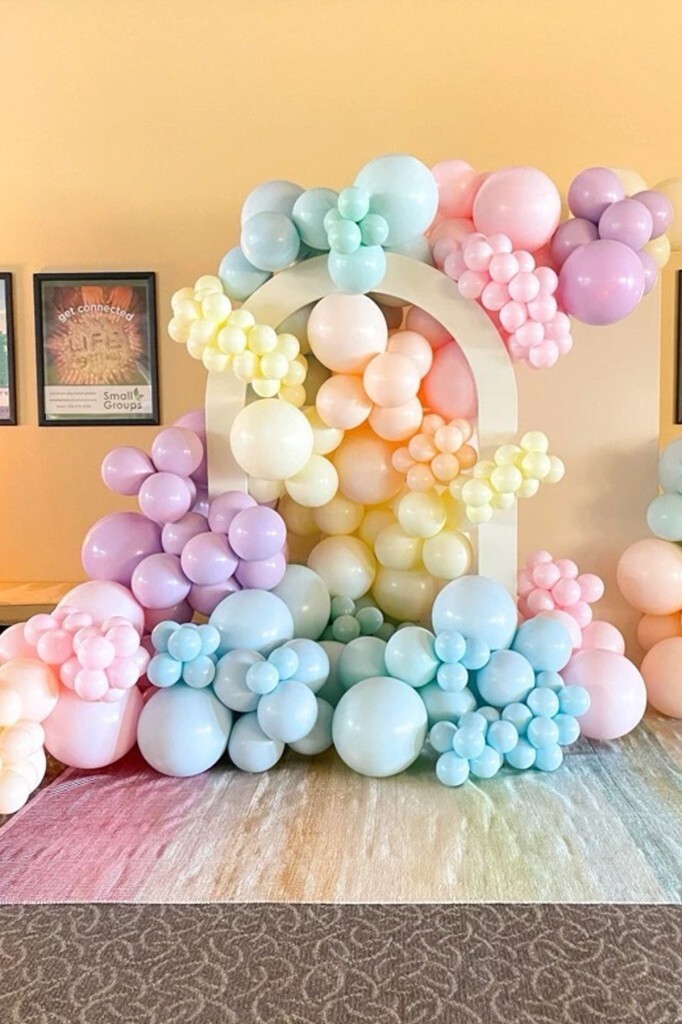 BeySüS Karışık Makaron Balon 20 adet 12inç - 3