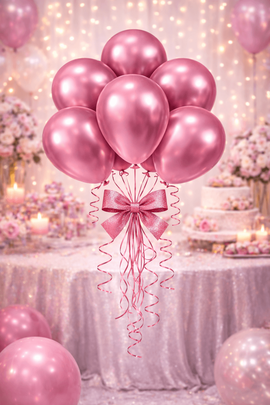 Beysüs Krom Balon Rosegold 12 İnç 5 li - 1
