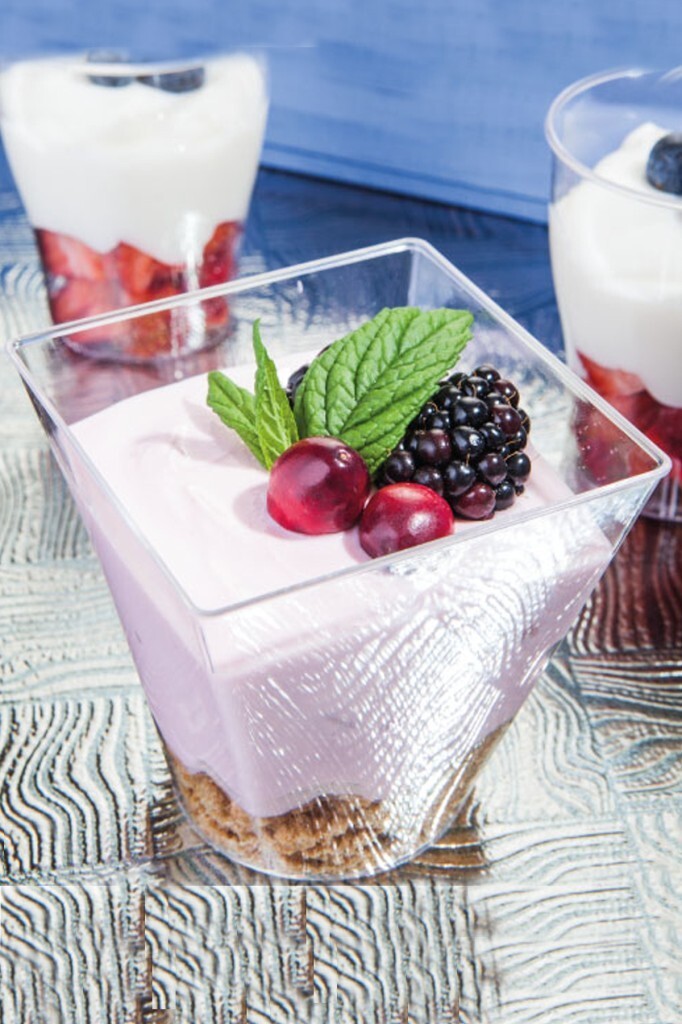 Beysüs Kübik Prizma Kase Mika Kapaksız Sunum Kabı 40'lı 200 CC - 4