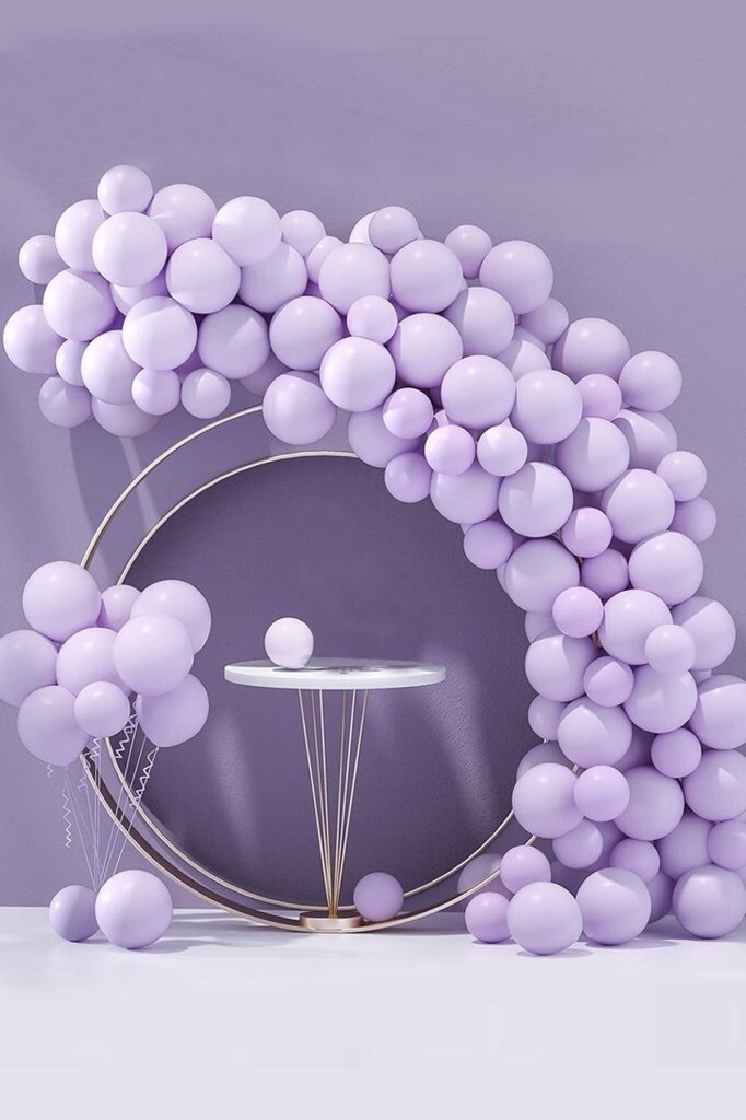 Beysüs Lila Makaron Balon 20 adet 12inç - 4
