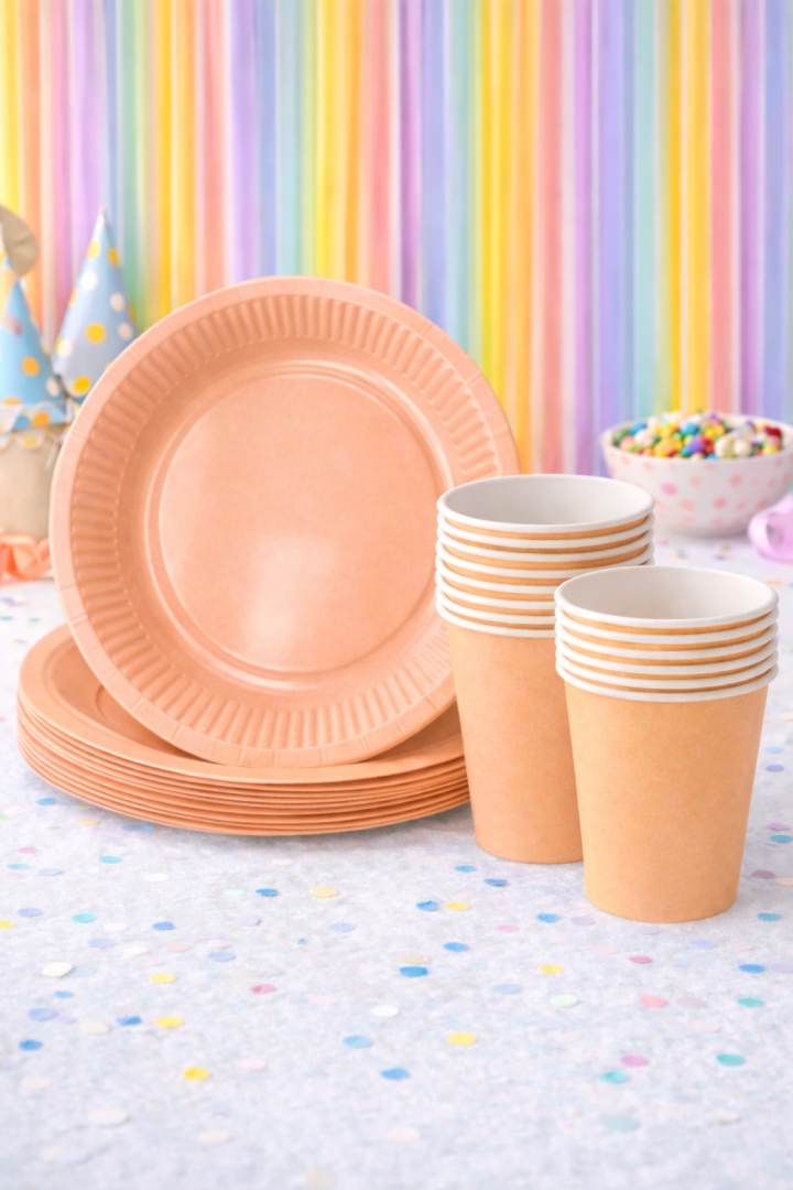 Beysüs Makaron Somon 8'Li Tabak Bardak Set - 1