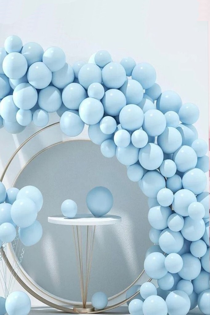 Beysüs Mavi Makaron Balon 20 adet 12inç - 6