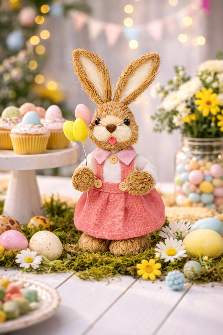 Beysüs Paskalya Tavşanı Pembe 35 cm - 2