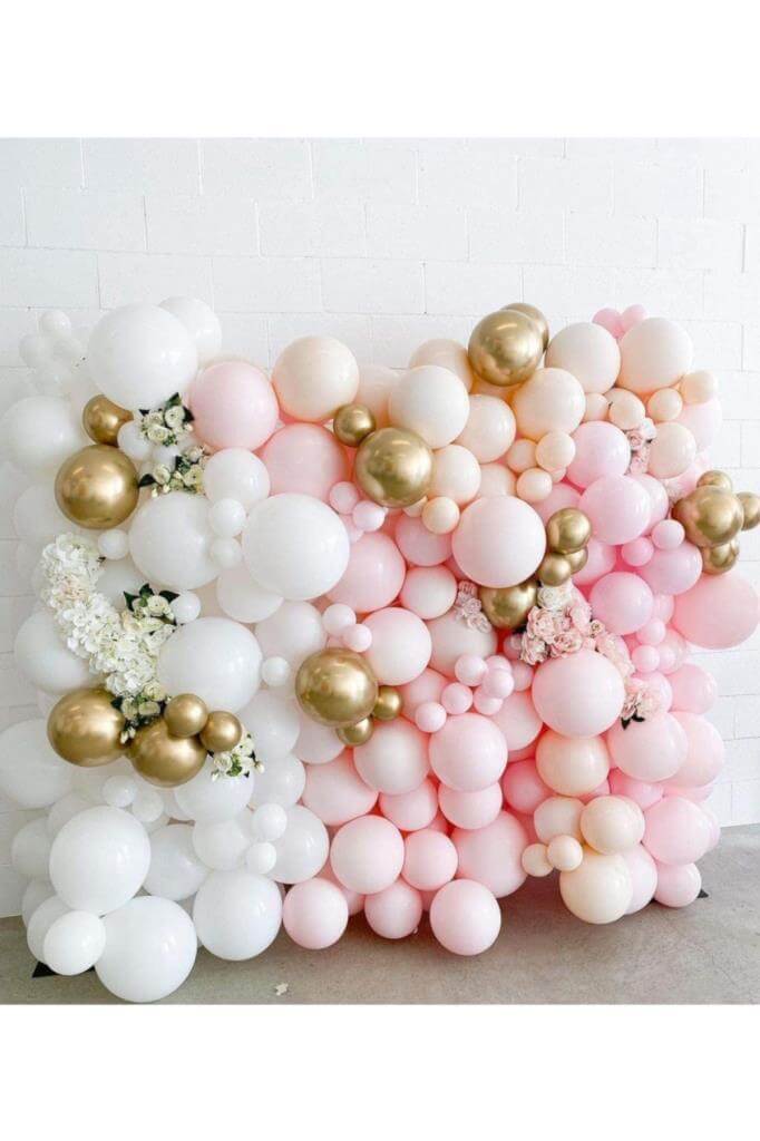 Beysüs Pembe Makaron Balon Soft Pastel Doğum Günü Balonu 10 Adet - 5