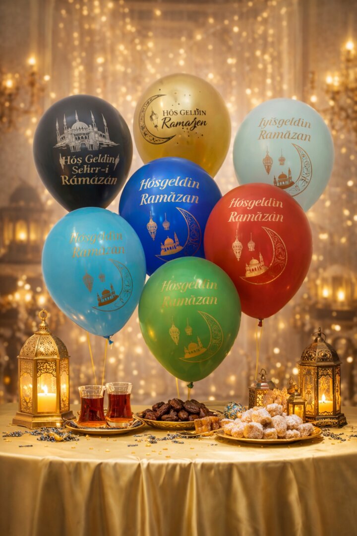 Beysüs Ramazan Balon 8 li Balon Standı 7 li - 2