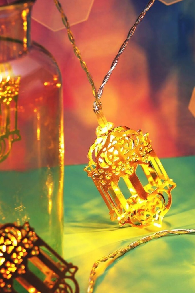 Beysüs Ramazan Kandil Model Dekoratif Pilli Led Işık 2 Metre - 7