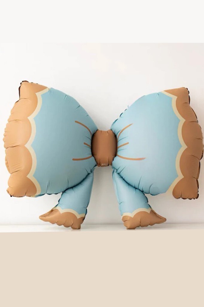 Beysüs Retro Fiyonk Folyo Balon Mavi - 2