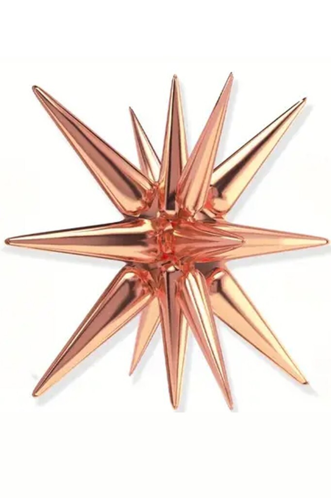 Beysüs Rosegold Starburst Kutup Yıldızı Folyo Balon - 1