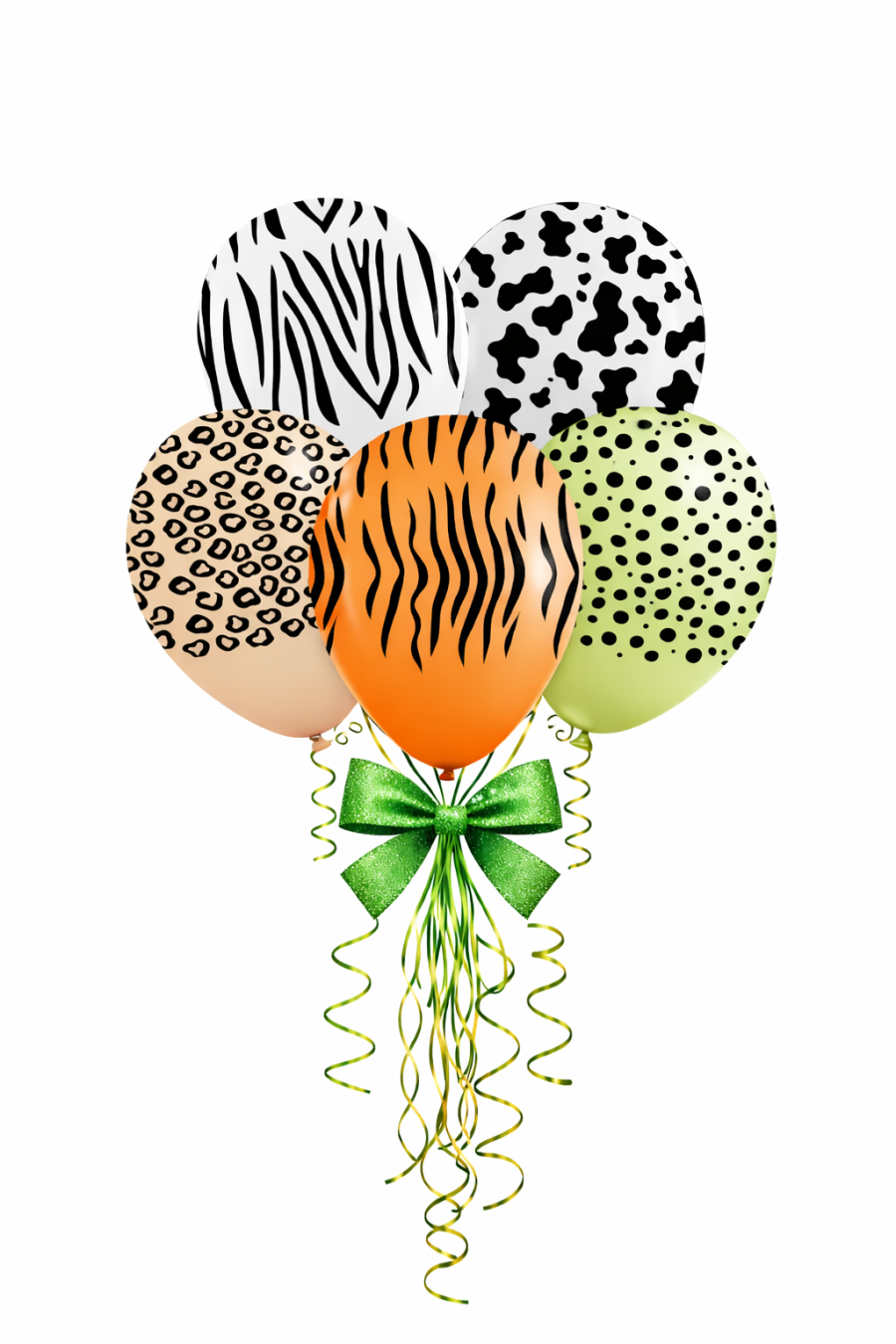 Beysüs Safari Desenli Renkli Baskılı Balon 10 lu - 1