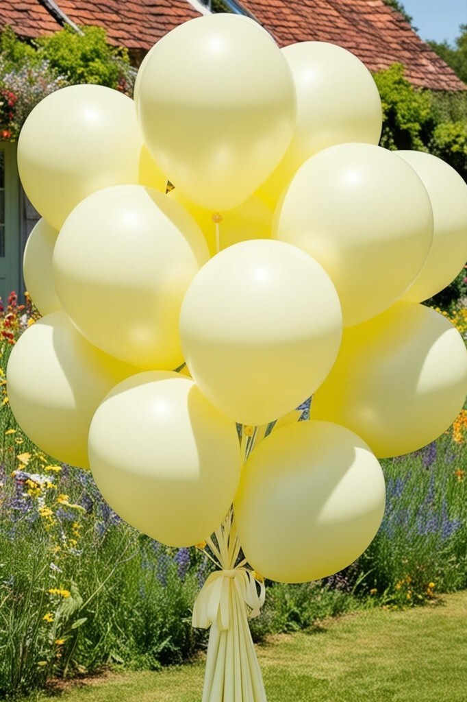 Beysüs Sarı Makaron Balon 20 adet 12inç - 5