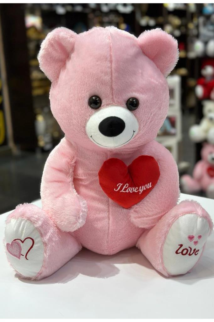 Beysüs Sevimli Peluş Ayıcık Pembe 47 cm - 2
