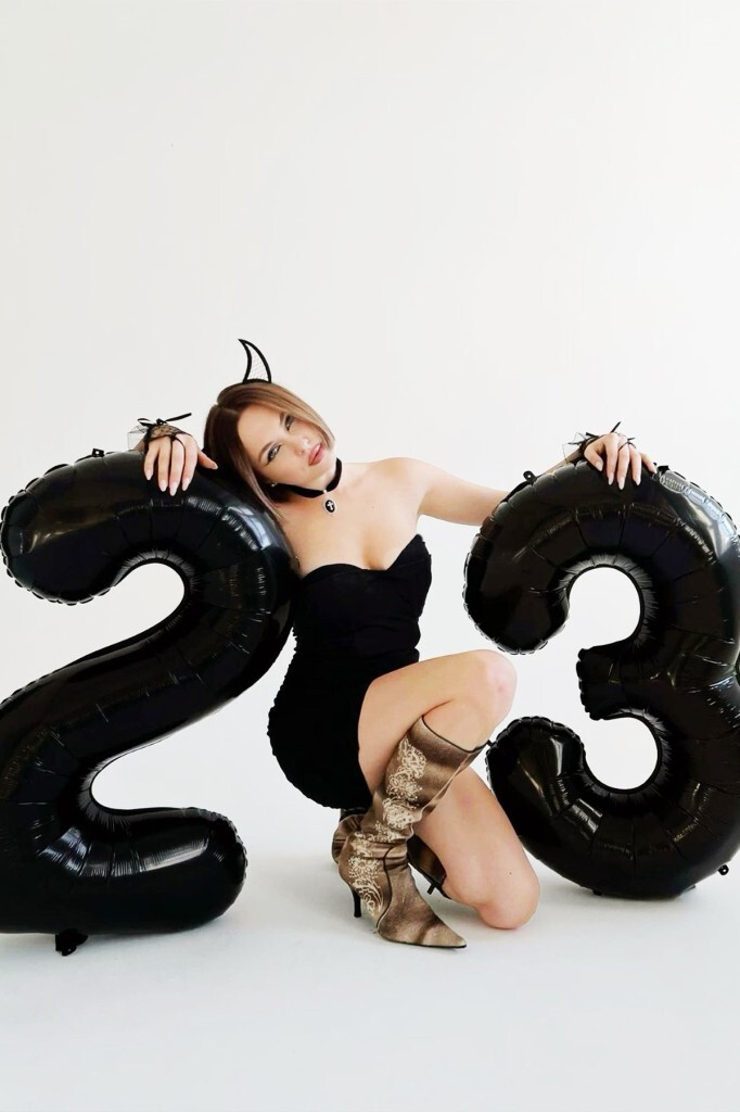 Beysüs Siyah 23 Rakam Folyo Balon - 3