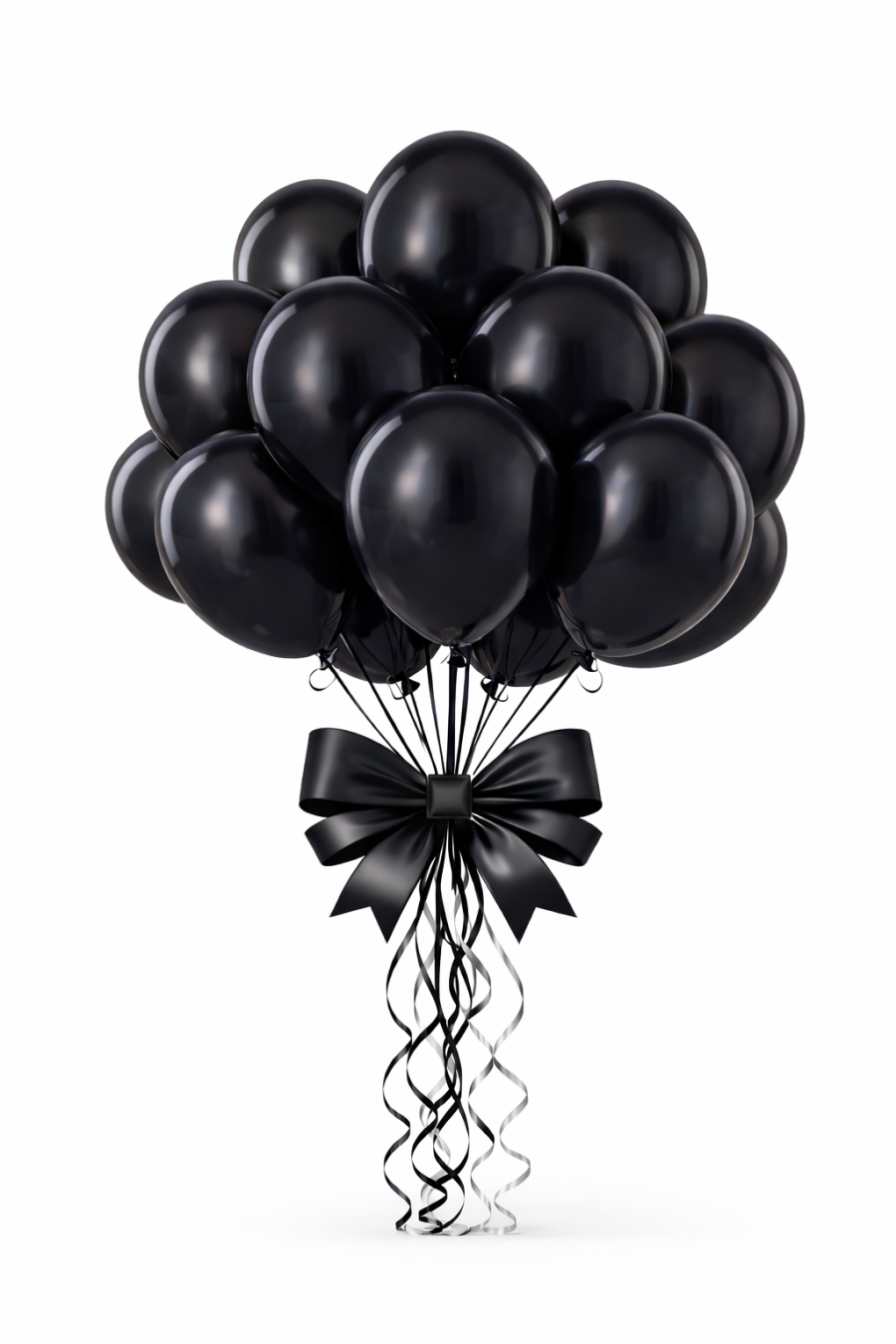 Beysüs Siyah Lateks Balon 20 adet 12inç - 1