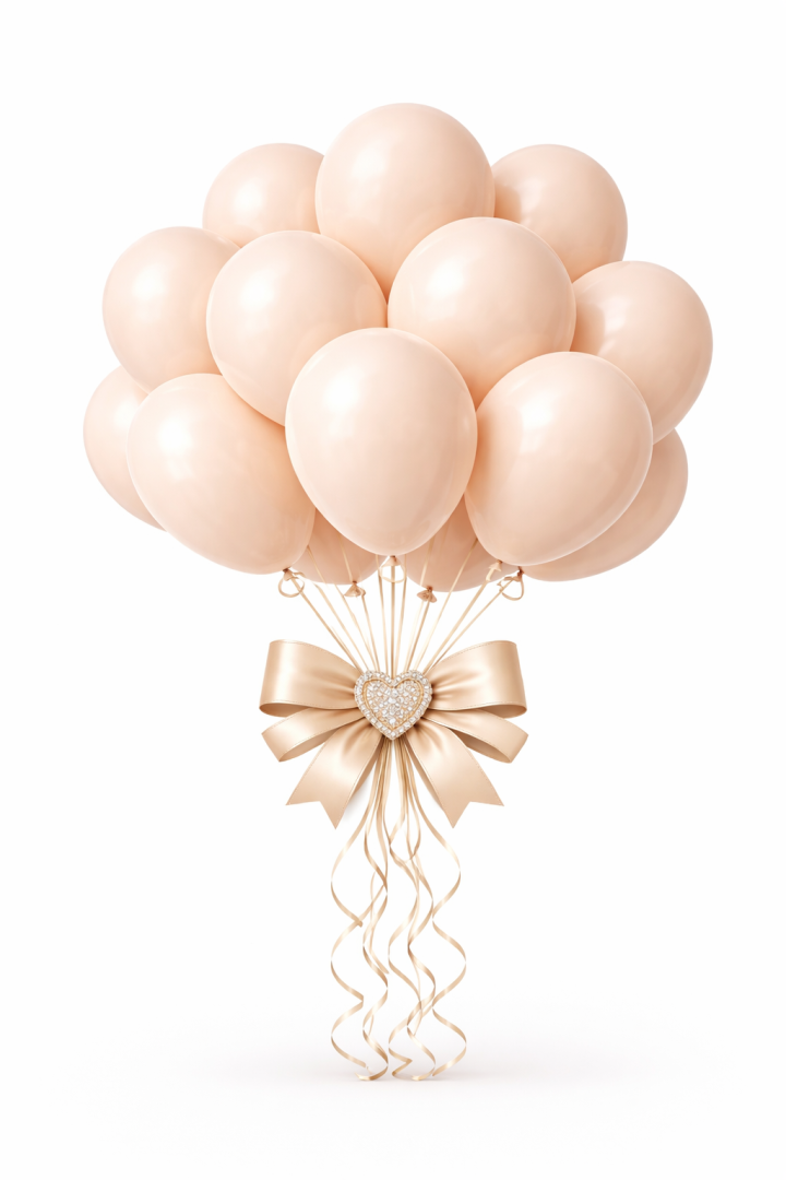 Beysüs Somon Makaron Balon 20 adet 12inç - 1