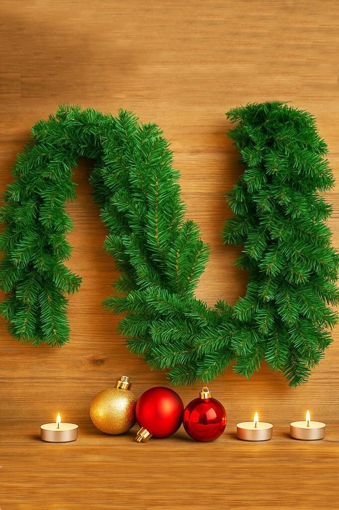 Beysüs Yeni Yıl Yeşil Çam Garland 270 cm - 10