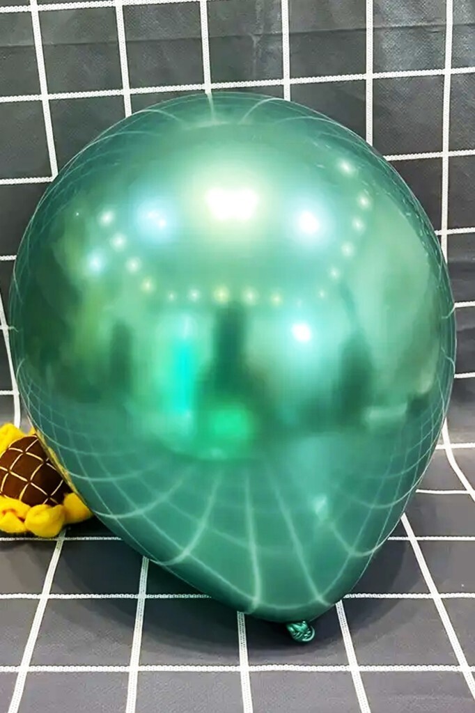 Beysüs Yeşil Krom Balon 7 adet 12inç - 2