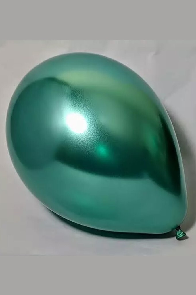 Beysüs Yeşil Krom Balon 7 adet 12inç - 4