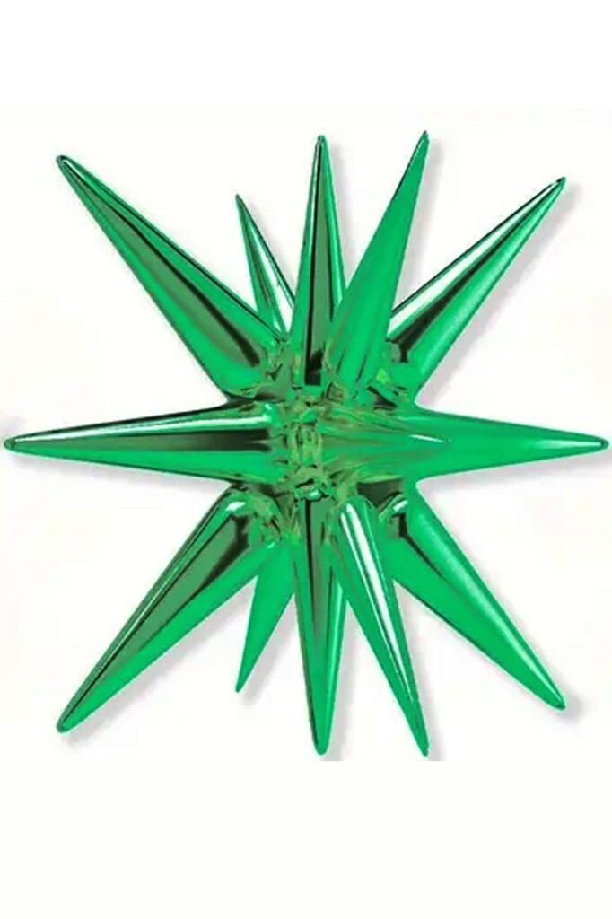Beysüs Yeşil Starburst Kutup Yıldızı Folyo Balon - 1