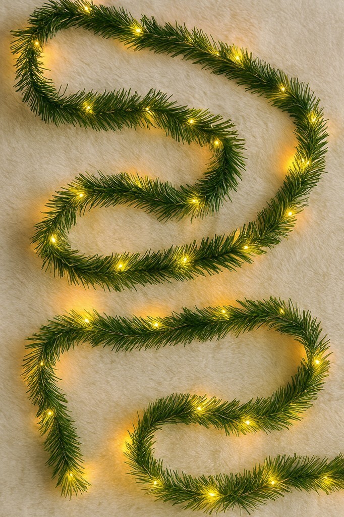 Beysüs Yılbaşı 5 Metre Çam Garland Peri Led Işık Seti Dekoratif Süsleme - 9