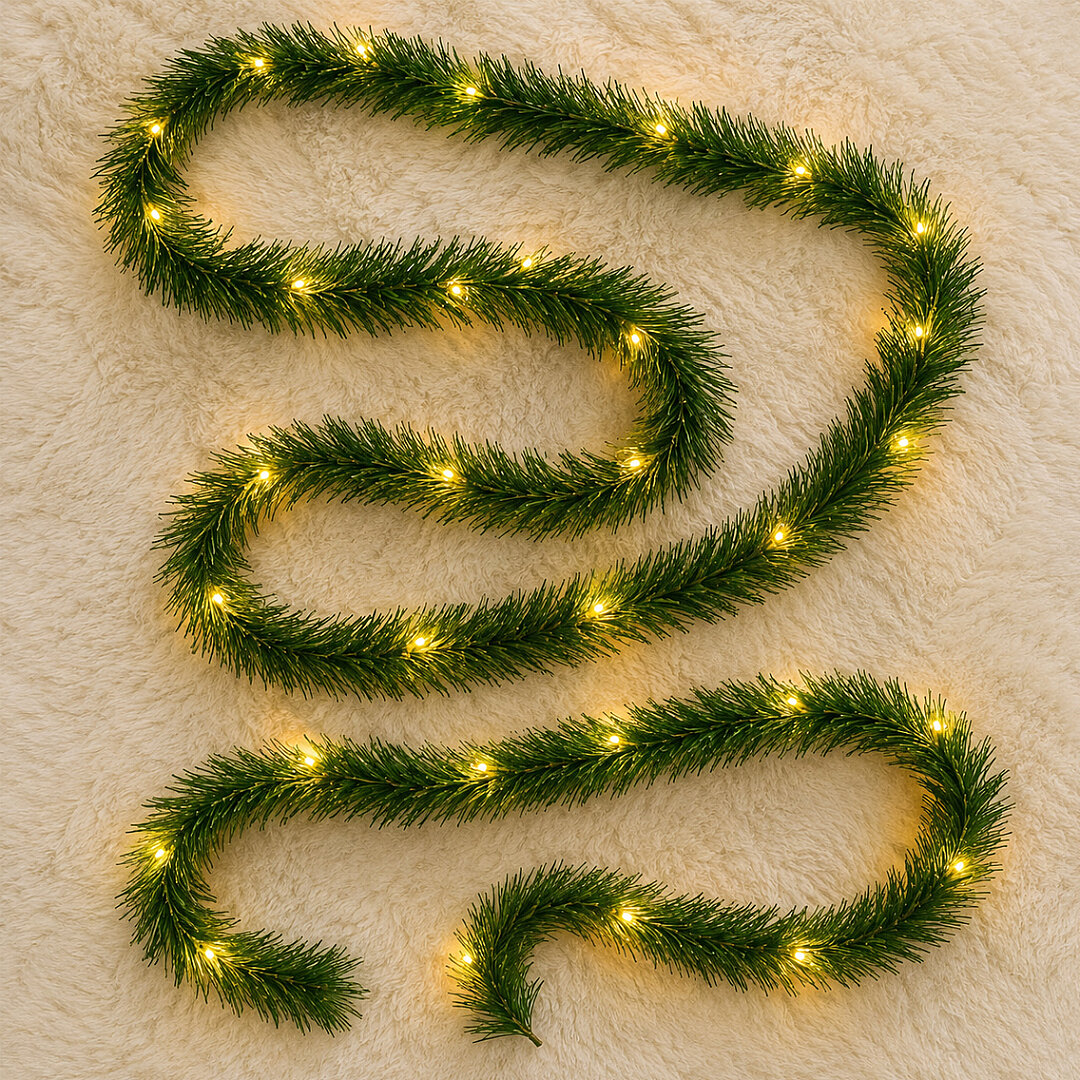 Beysüs Yılbaşı 5 Metre Çam Garland Peri Led Işık Seti Dekoratif Süsleme - 4