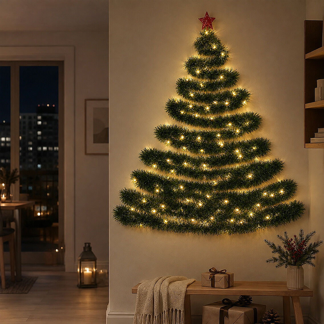 Beysüs Yılbaşı 5 Metre Çam Garland Peri Led Işık Seti Dekoratif Süsleme - 1