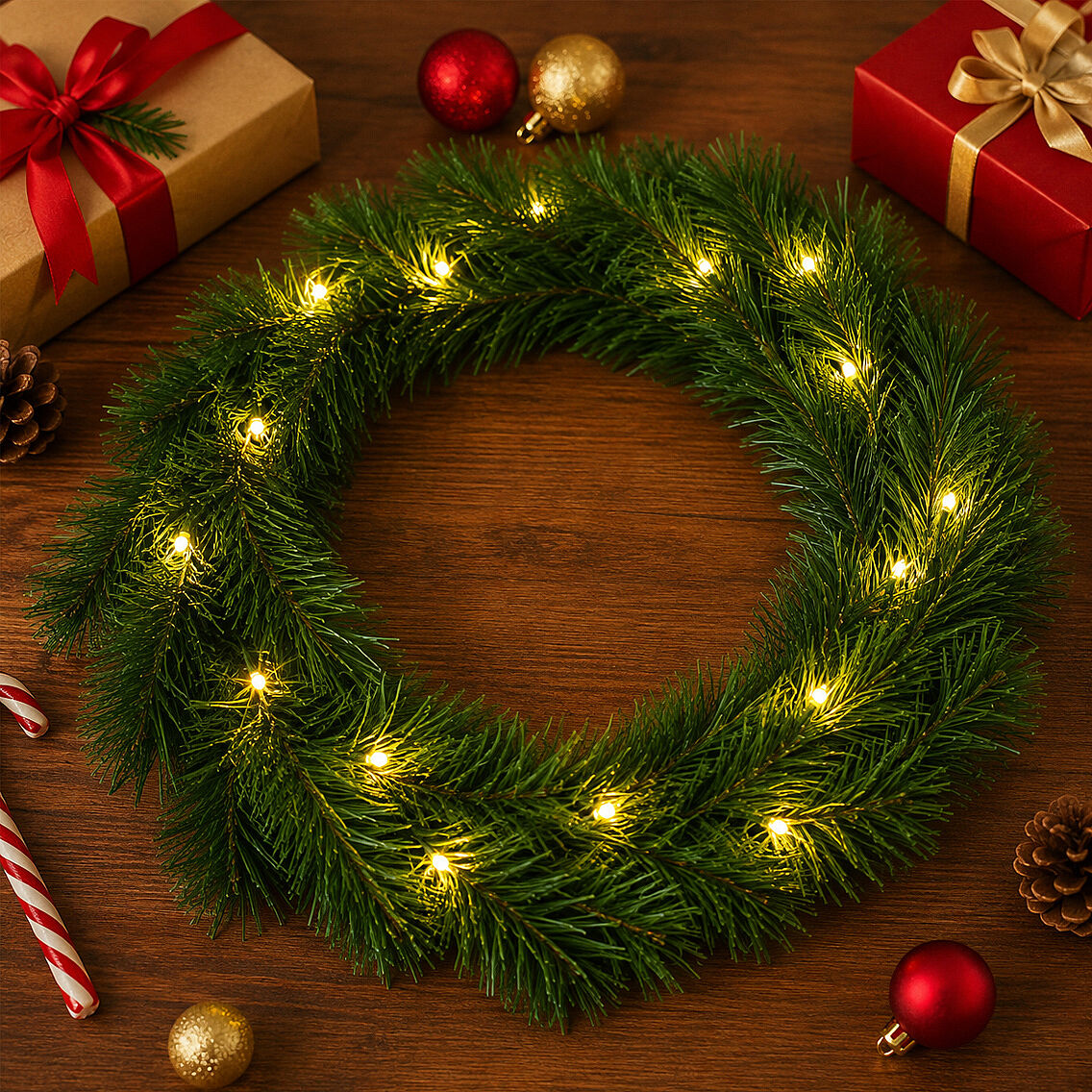 Beysüs Yılbaşı 5 Metre Çam Garland Peri Led Işık Seti Dekoratif Süsleme - 3